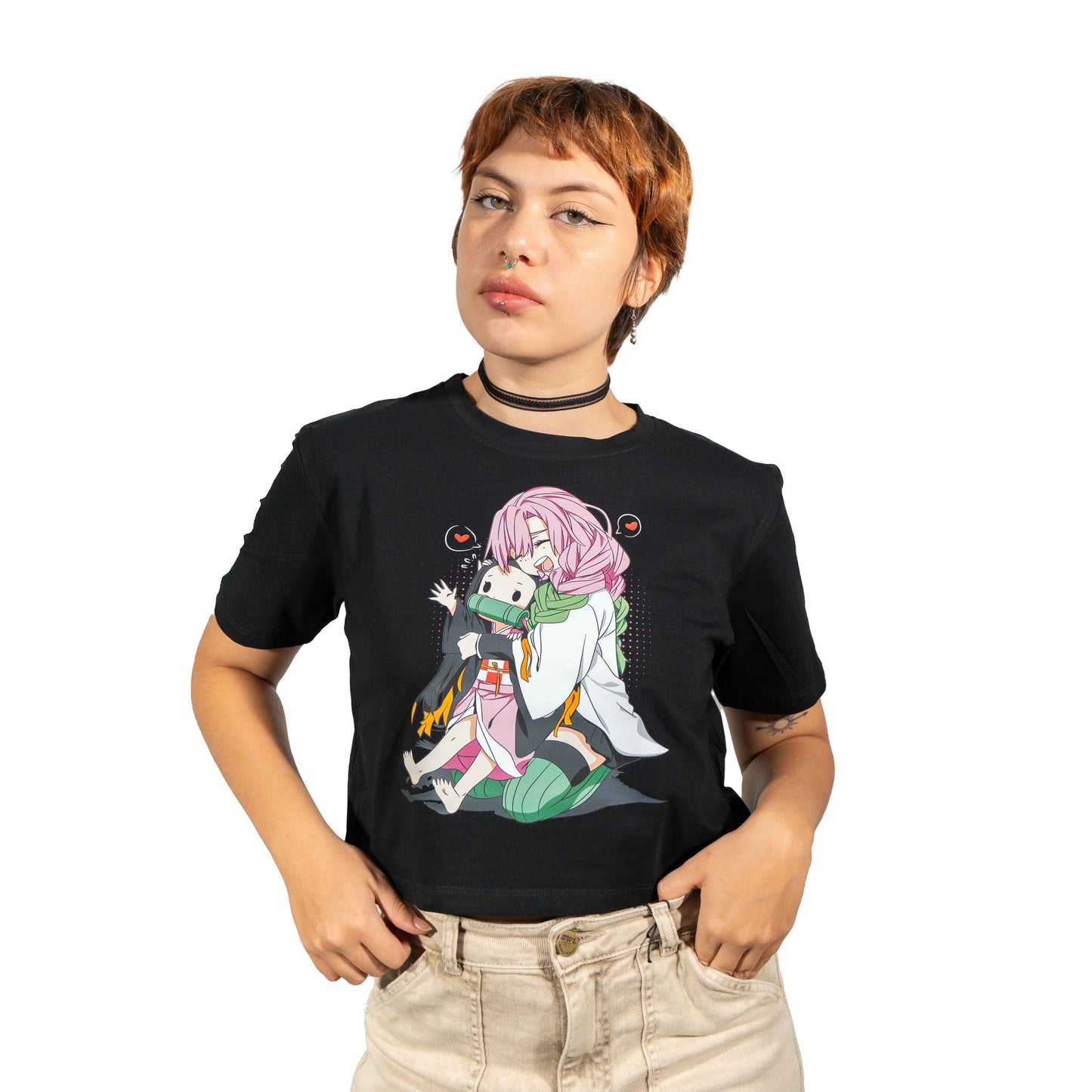 BLUSA CROP TOP MITSURI Y NEZUKO