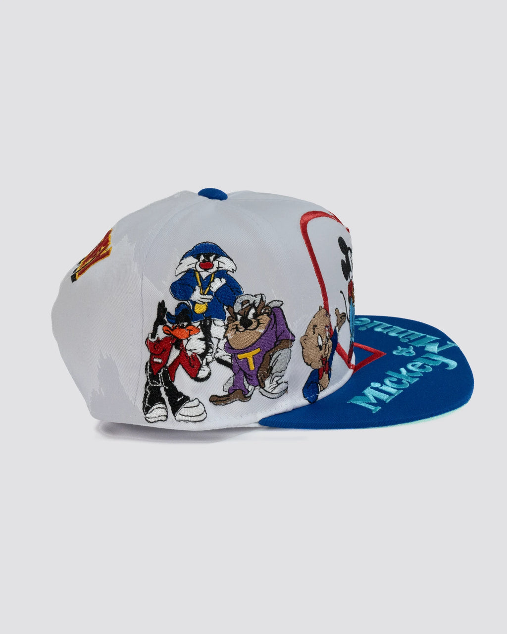 Gorra MICKEY Y MINNIE AZUL lado