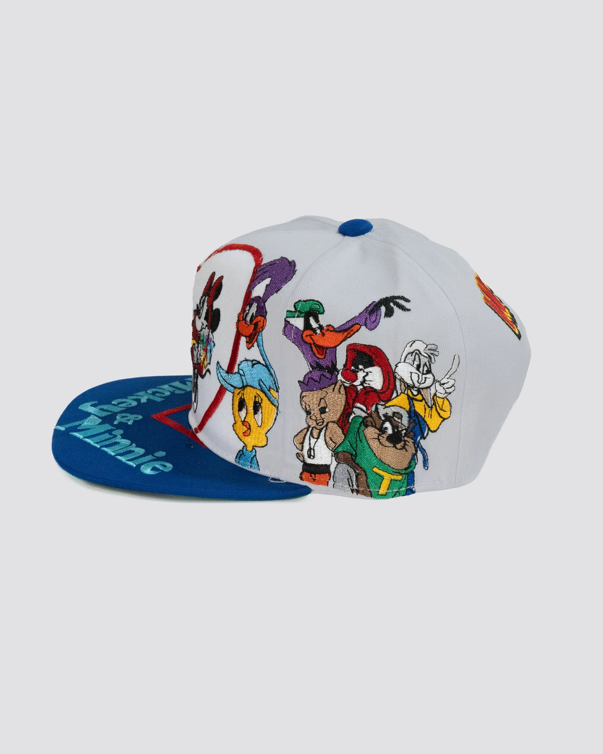 Gorra MICKEY Y MINNIE AZUL lado derecho