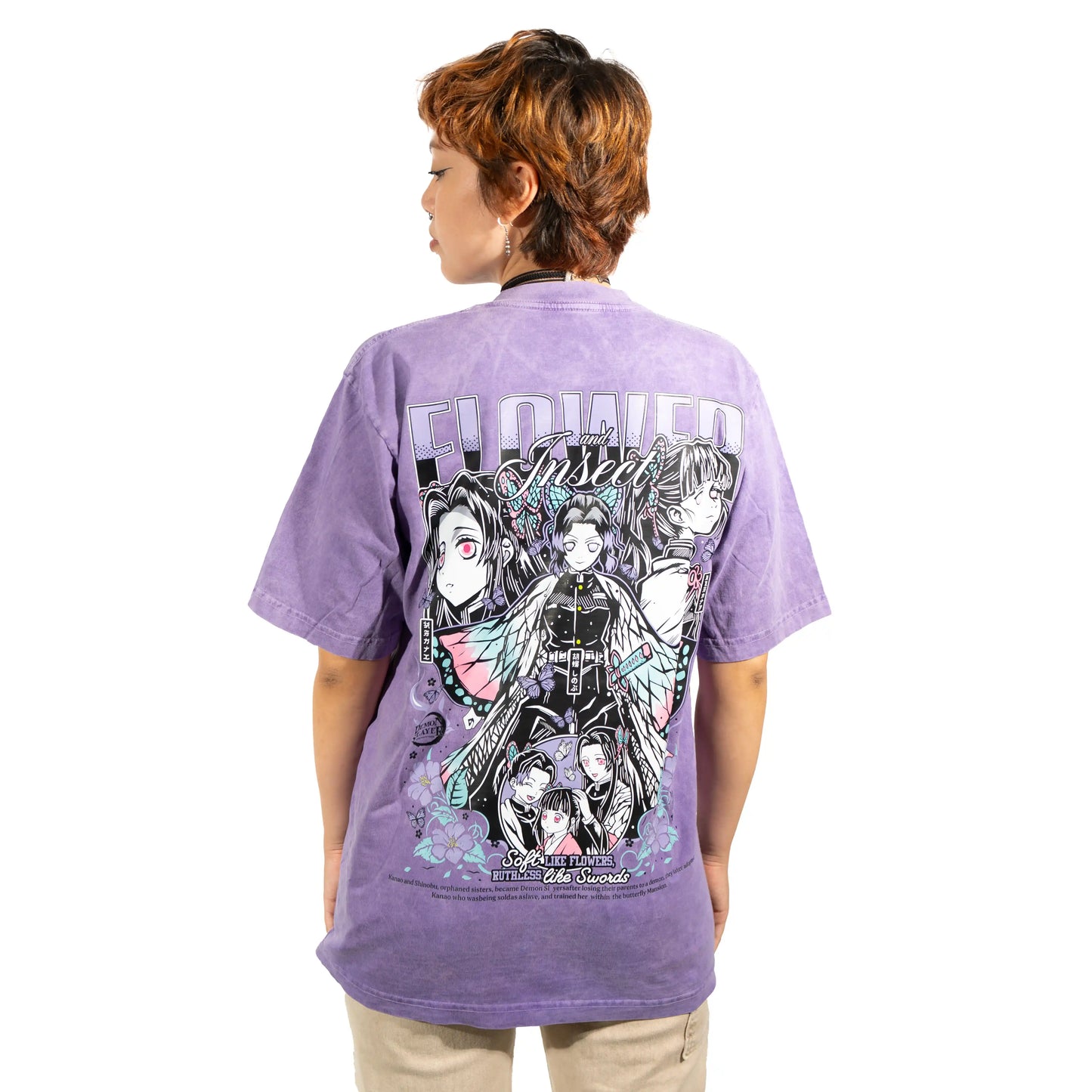 Camiseta SHINOBU KOCHO LILA ACID WASH