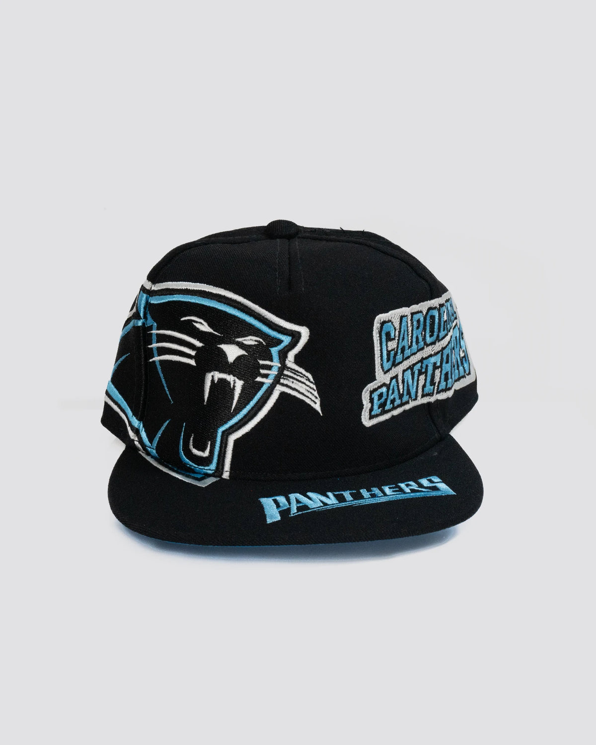 Gorra BIG LOGO CAROLINA PANTERS NEGRA frente