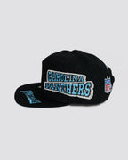 Gorra BIG LOGO CAROLINA PANTERS NEGRA lado derecho