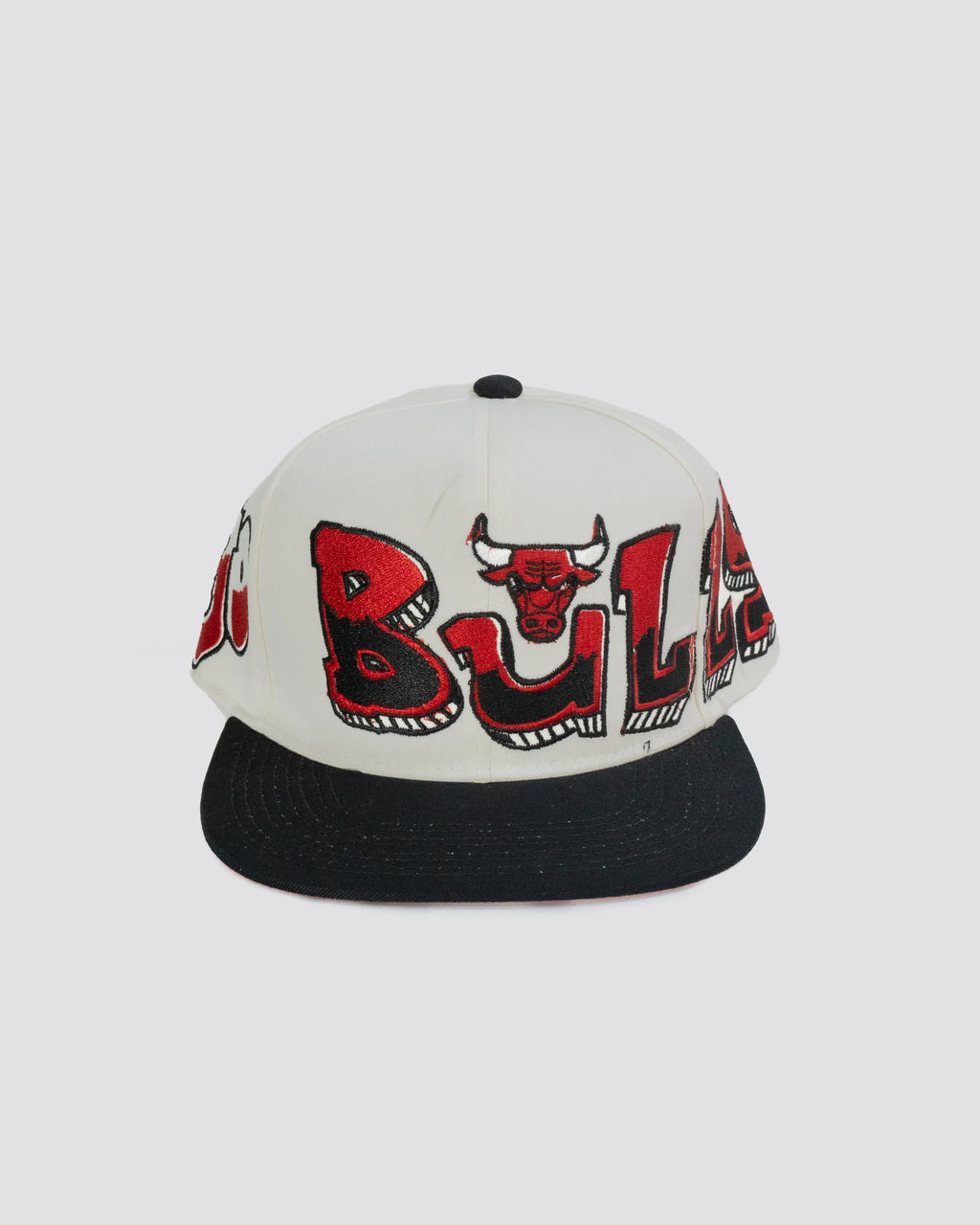 Gorra pergamino BULLS BLANCA frente