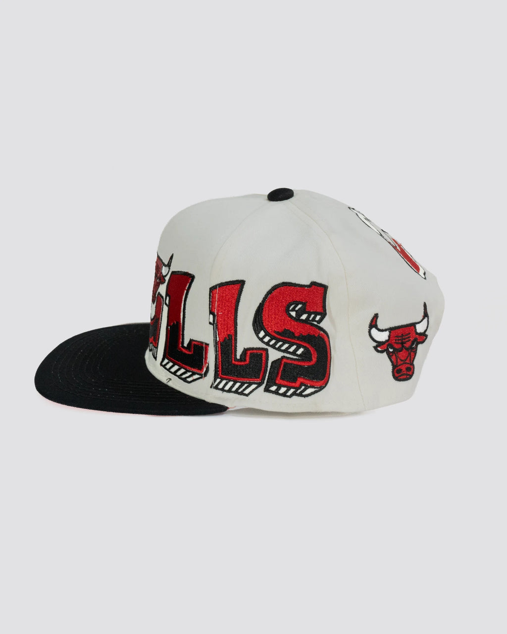 Gorra pergamino BULLS BLANCA trasera