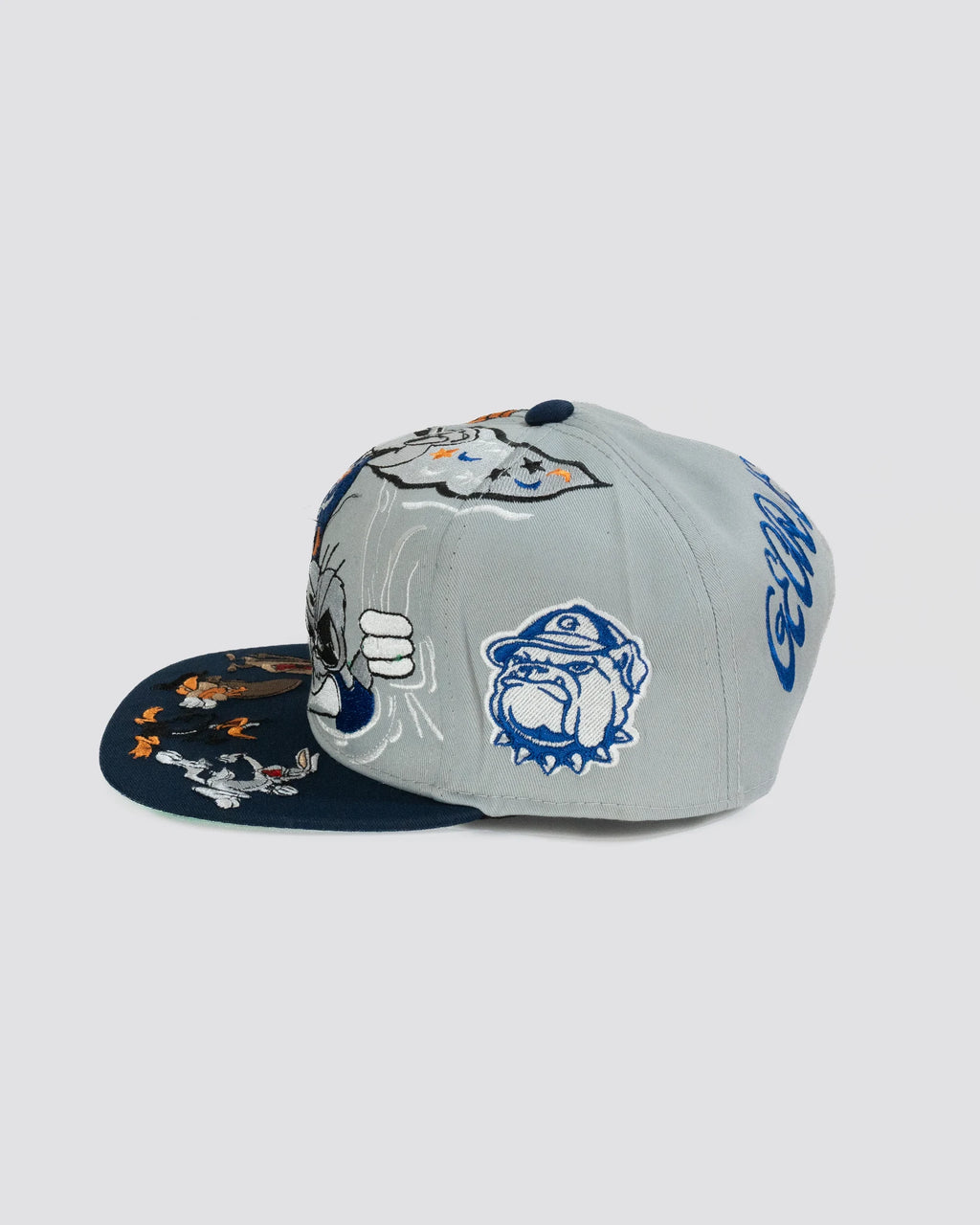 Gorra looney tunes GEORGETOWN GRIS lado derecho