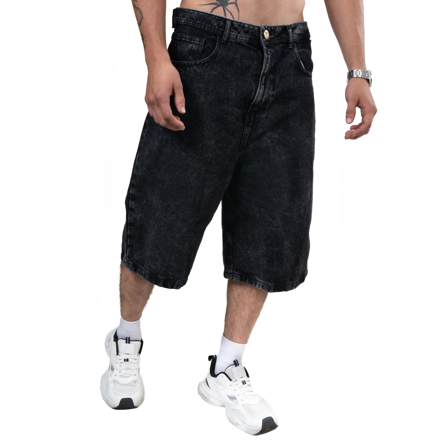 JORT NEGRO WASH BAGGY YK-022