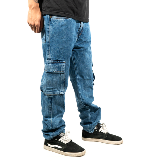 JEAN CARGO EROS AZUL OSCURO