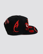 Gorra MAXi LOGO BULLS NEGRA lado