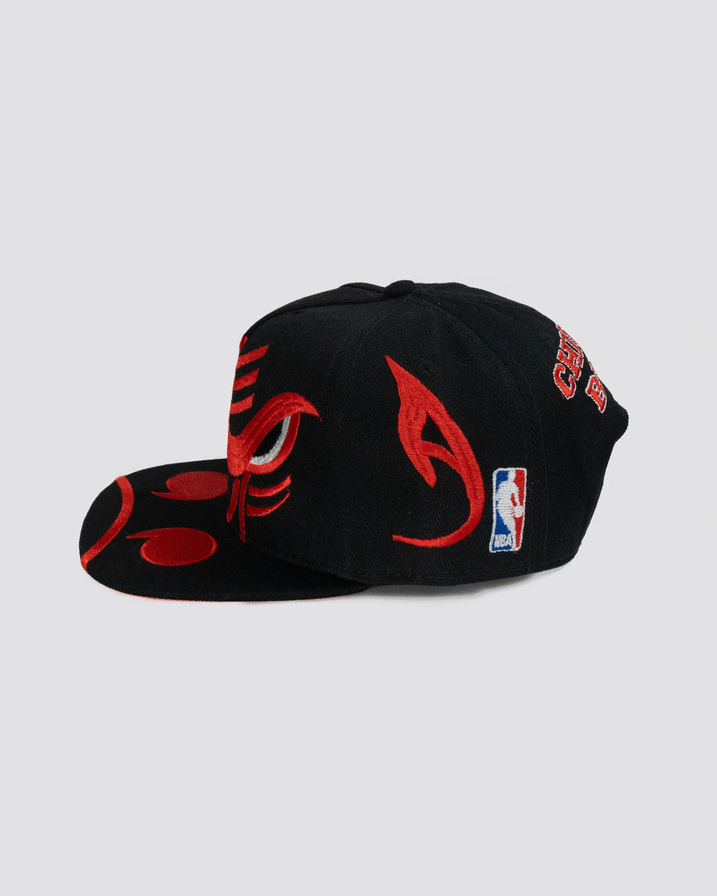 Gorra MAXi LOGO BULLS NEGRA lado derecho