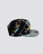 Gorra looney tunes RAIDERS lado