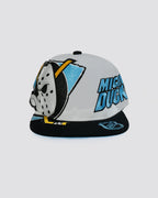 Gorra Mascara De los DUCKS BLANCA frente