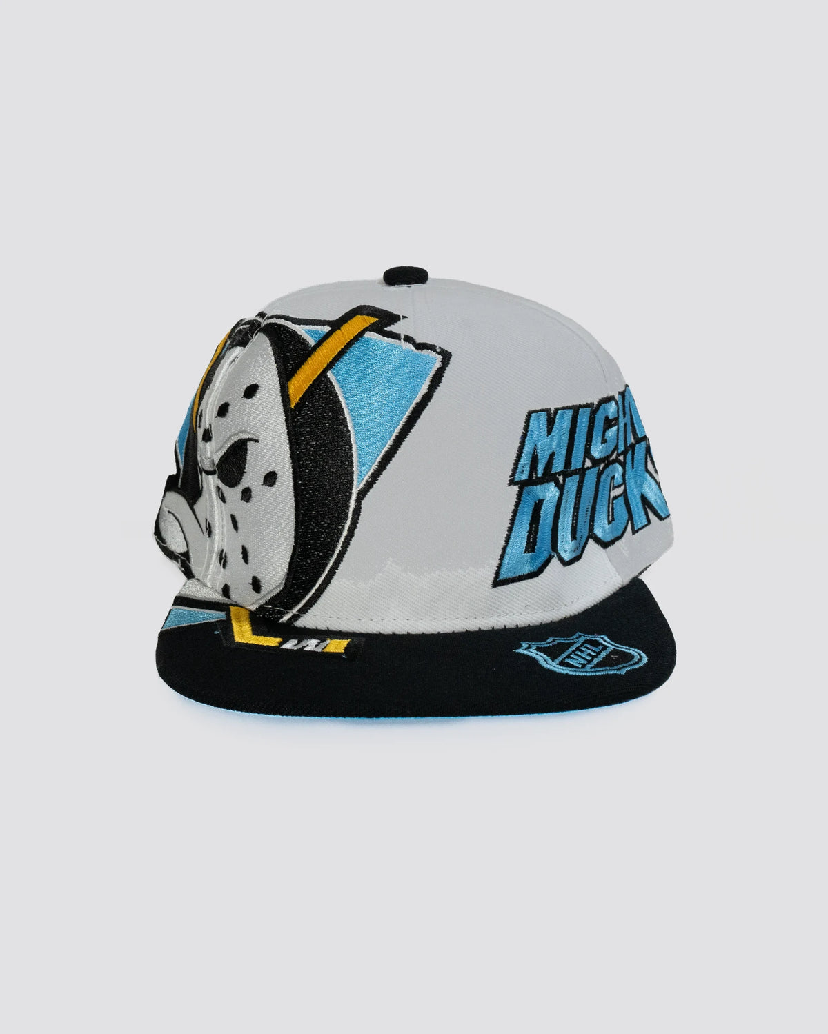 Gorra Mascara De los DUCKS BLANCA frente