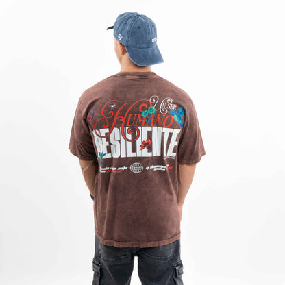 camiseta  UN HUMANO   RESILIENTE