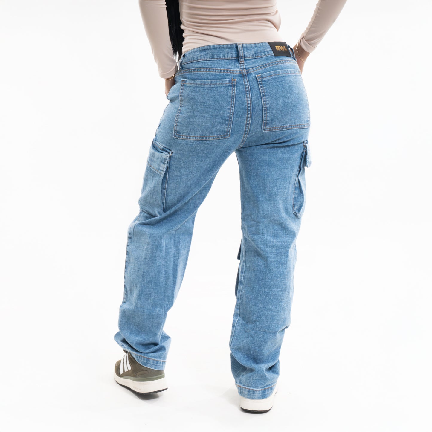 Jean dama CARGO AZUL OSC JASPE