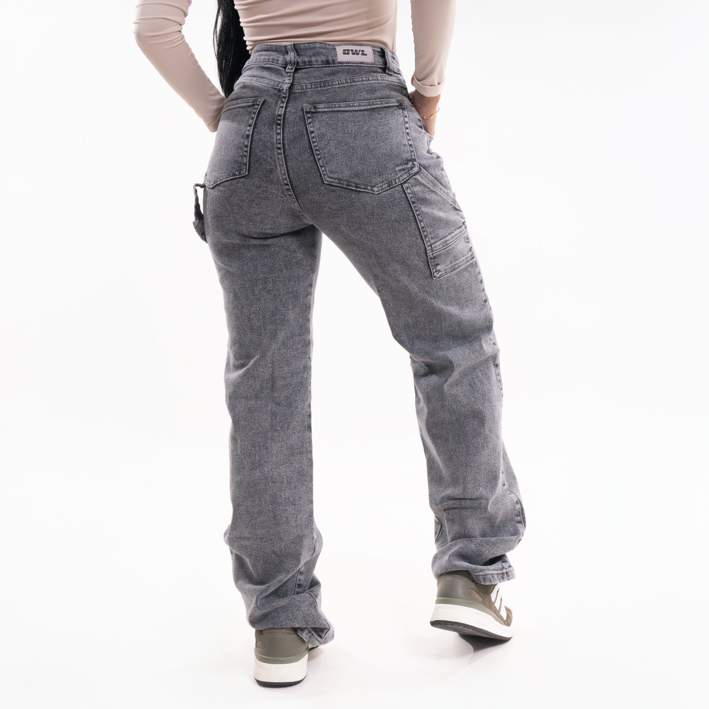 Jean dama CARPINTERO GRIS HUMO