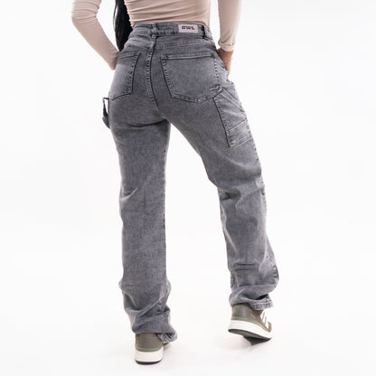 Jean dama CARPINTERO GRIS HUMO