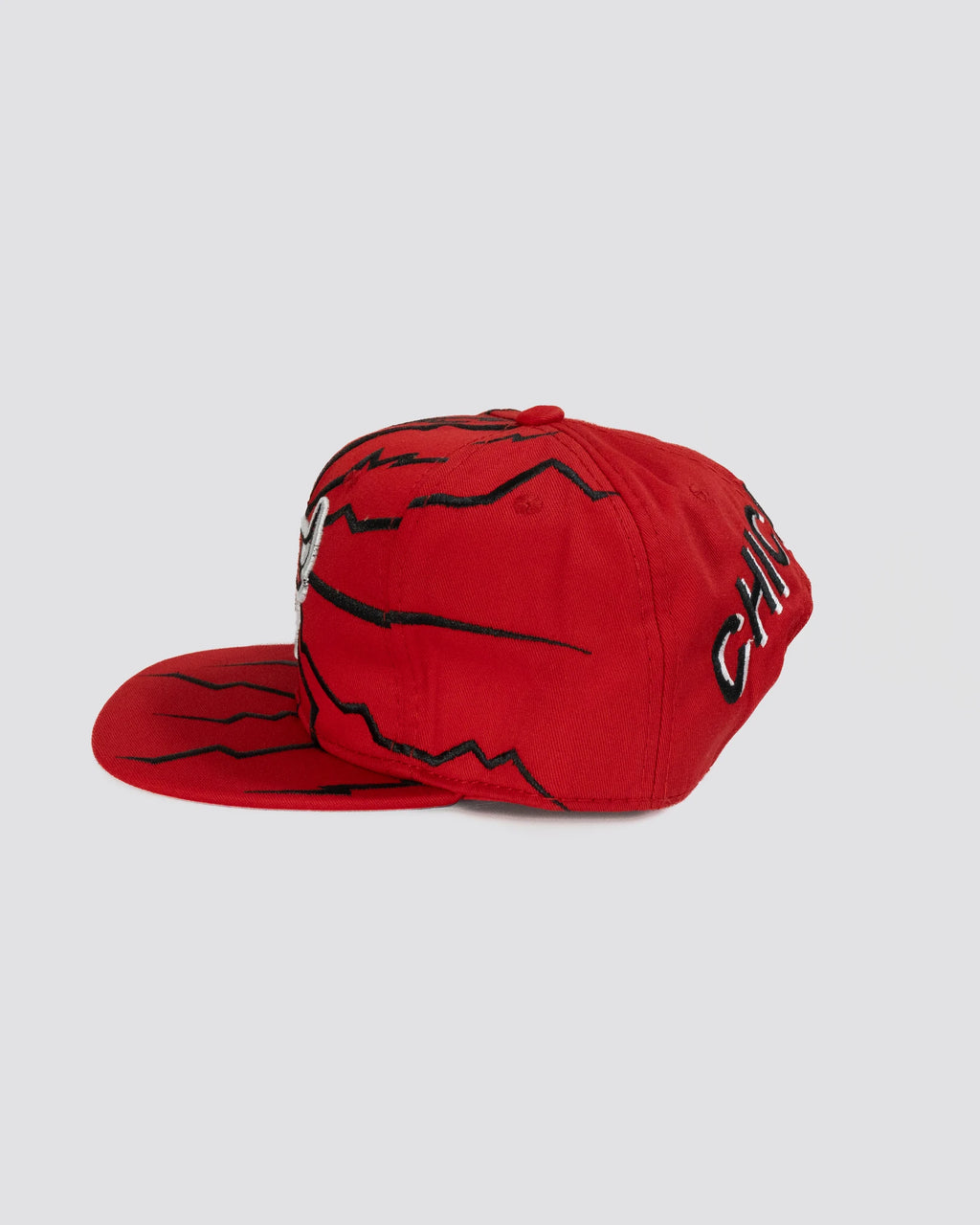 Gorra DESTELLO BULLS ROJA lado derecho