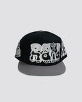 Gorra pergamino RAIDERS NEGRA frente