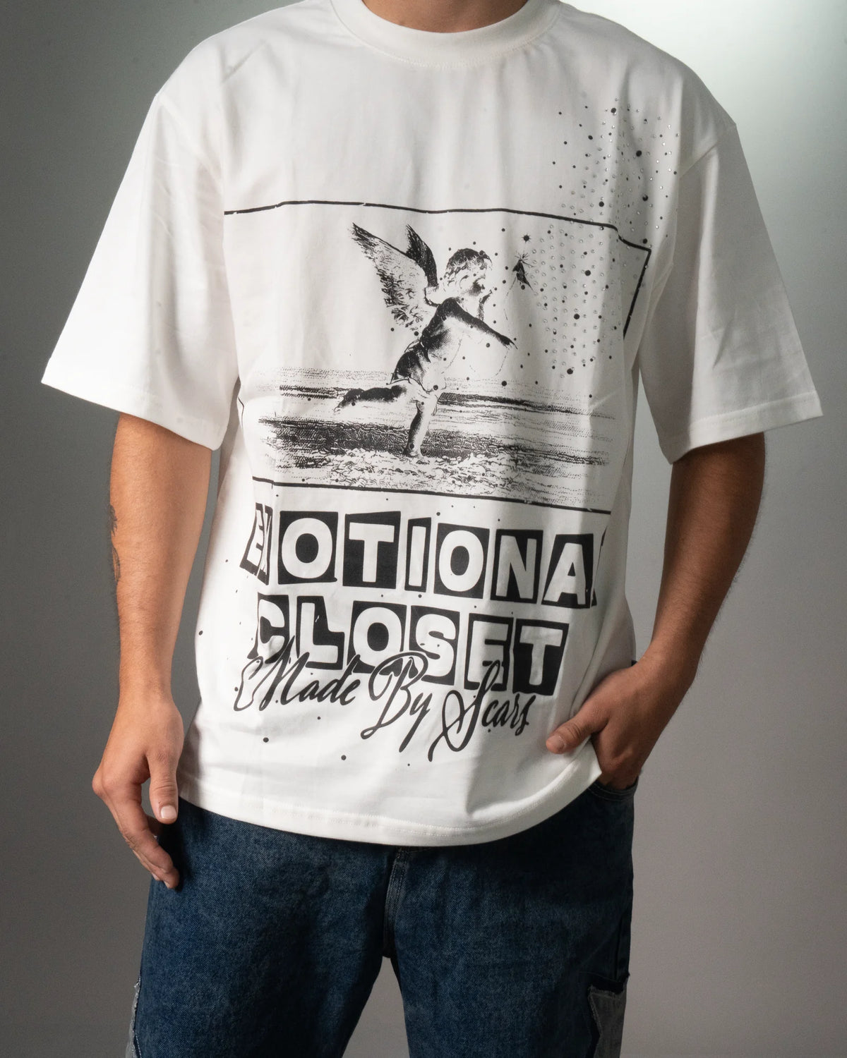 CAMISETA OVERSIZE EMOTION ESTRELLAS