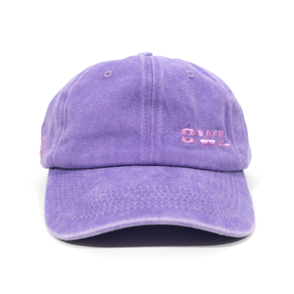 GORRA OWL ACID WASH LILA