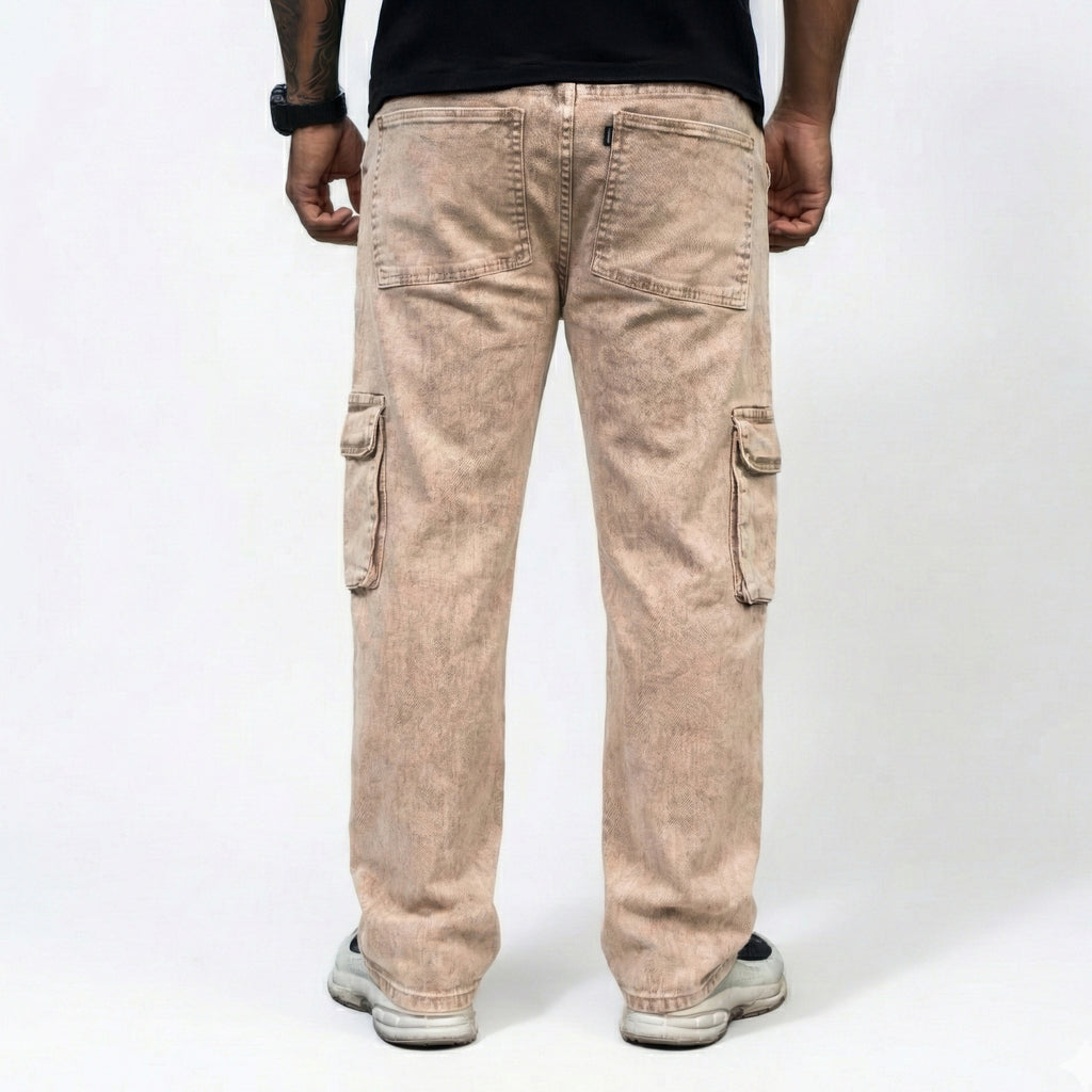 JEAN CARGO COBRE ACID WASH