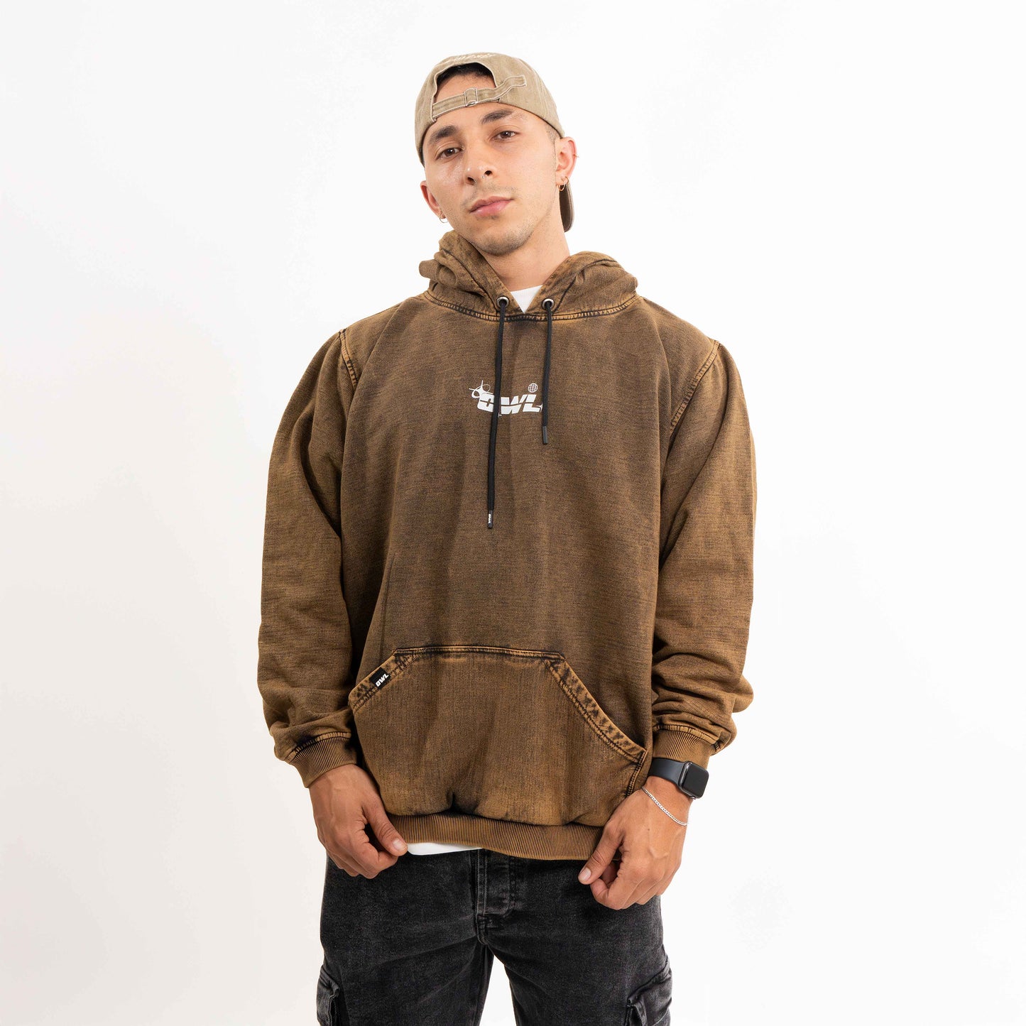 Hoodie  METAMORFOSIS  COBRE WASH