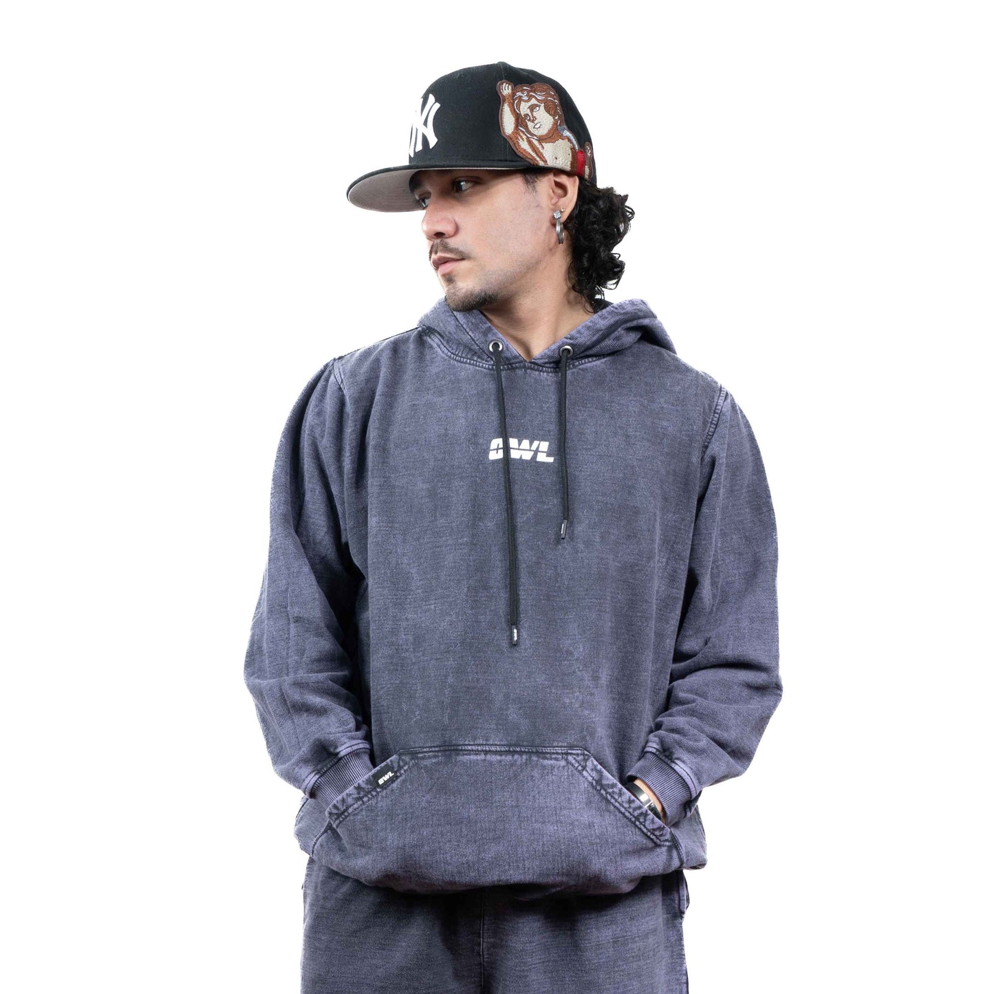 Hoodie   TRASENDENCE  MORADO WASH