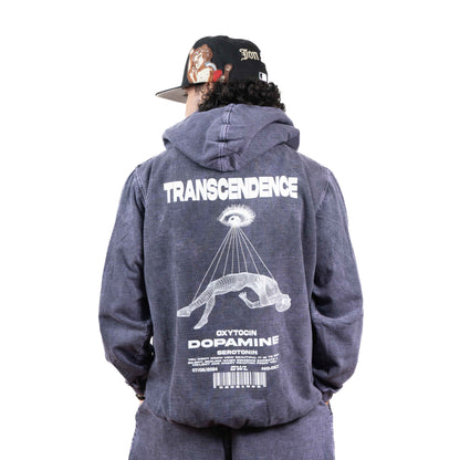 Hoodie   TRASENDENCE  MORADO WASH