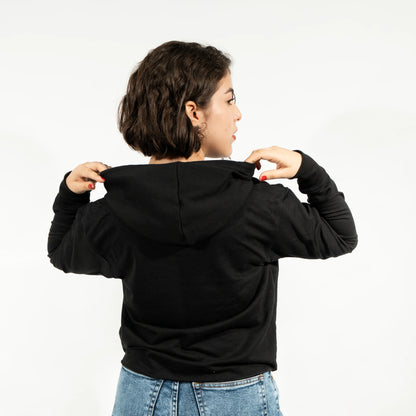 SACO DAMA CREMALLERA NEGRO