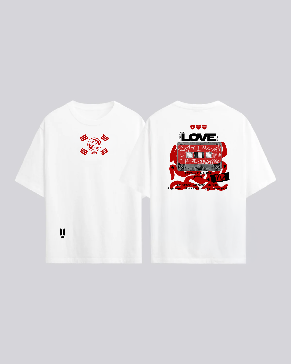 CAMISETA BTS LOVE