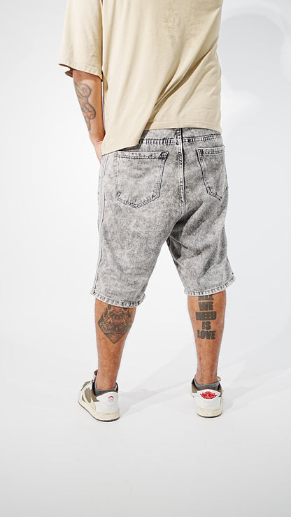 BERMUDA JEANS FISHER GRIS