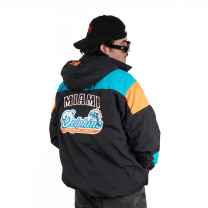 Chaqueta MIAMI DOLPHINS  NEGRA