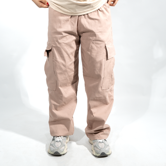 PANTALONES JOGGER DAMA PALO DE ROSA