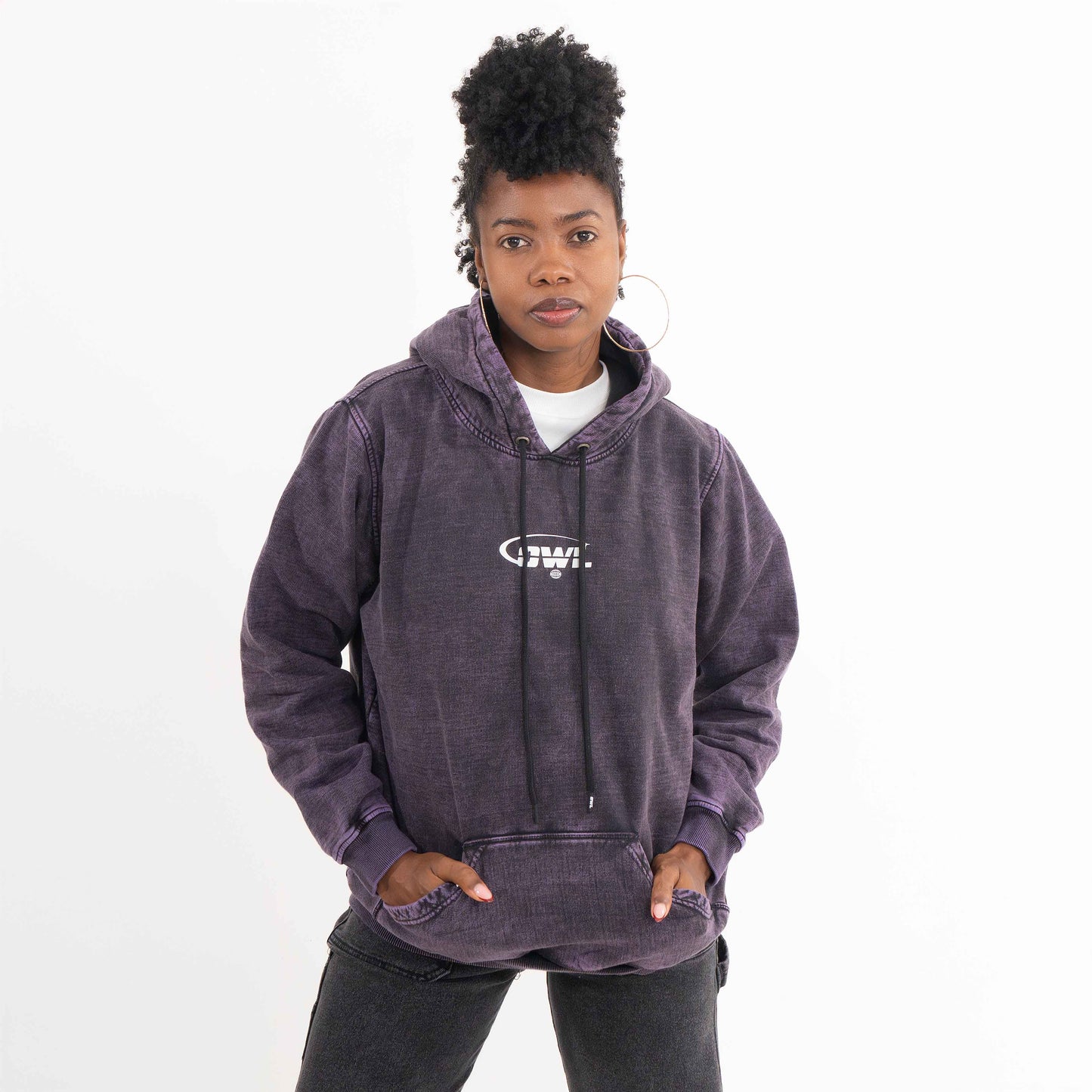 Hoodie  PROPOSITO MORADO WASH
