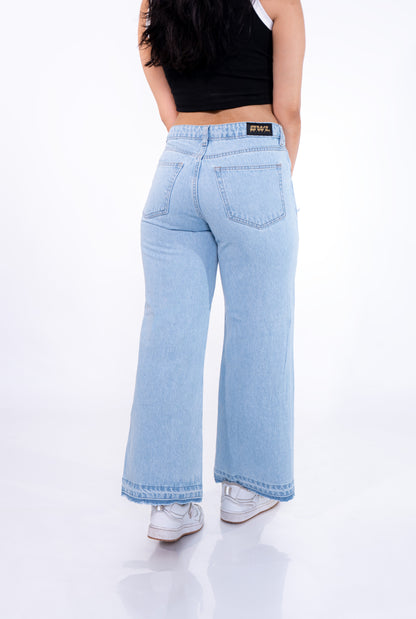 JEANS BAGGY AZUL CLARO