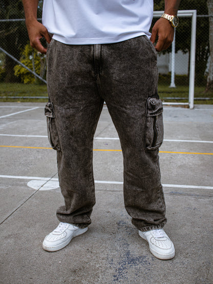 PANTALON CARGO  GRIS  KING