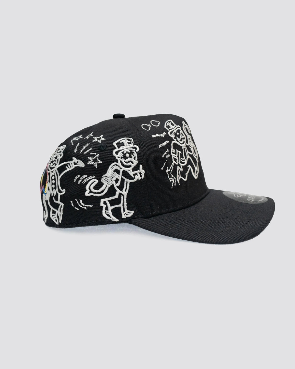 GORRA CASH ONLY MILLONARIO Y DIABLO, lateral
