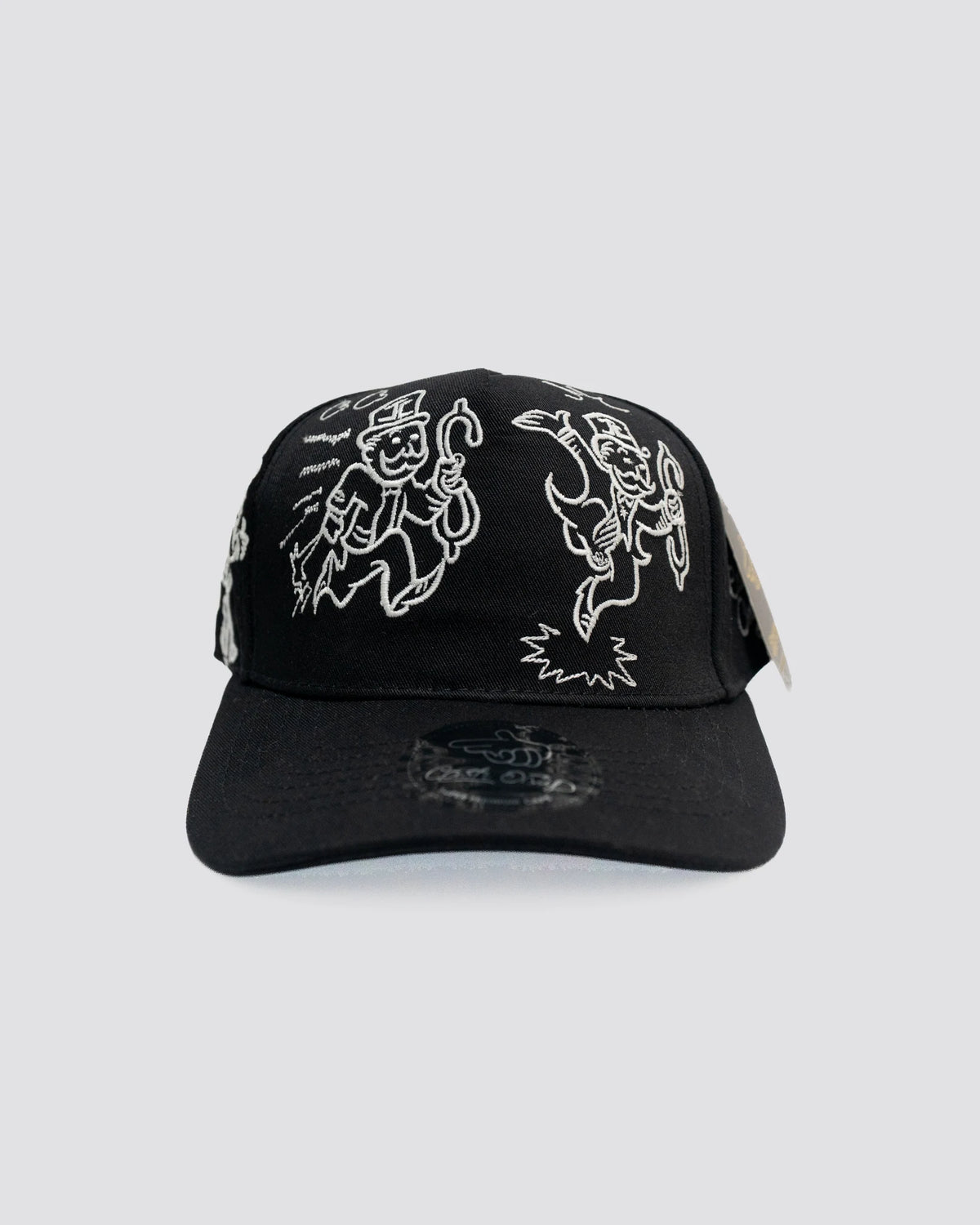 GORRA CASH ONLY MILLONARIO Y DIABLO, frente