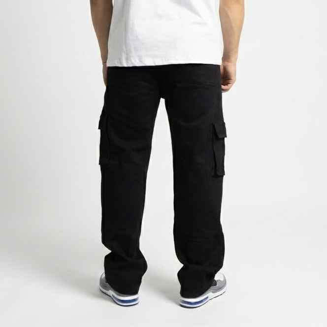 JEANS CARGO NEGRO