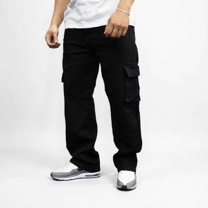 PANTALON  CARGO  NEGRO