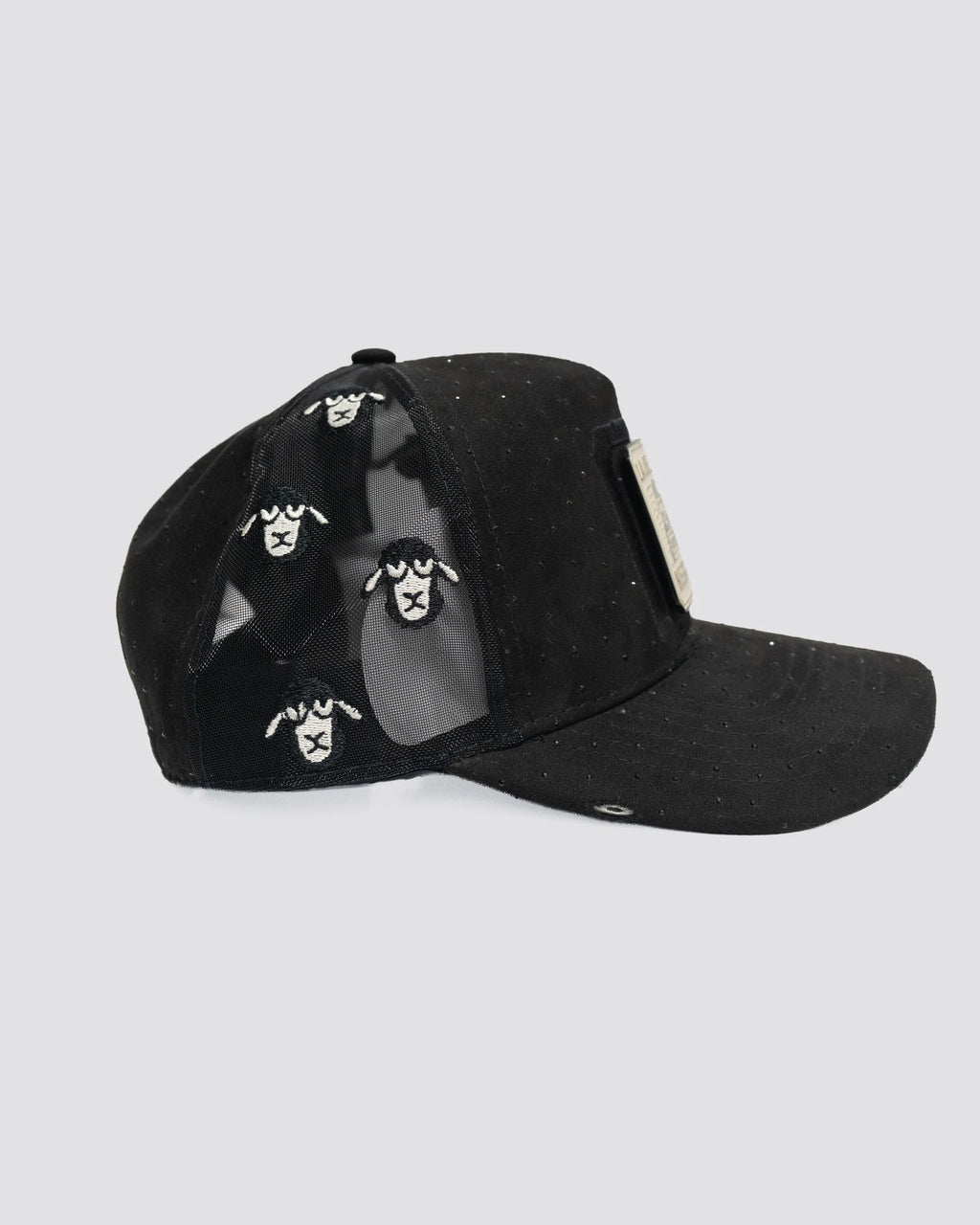 GORRA CASH ONLY LA OVEJA NEGRA, lateral