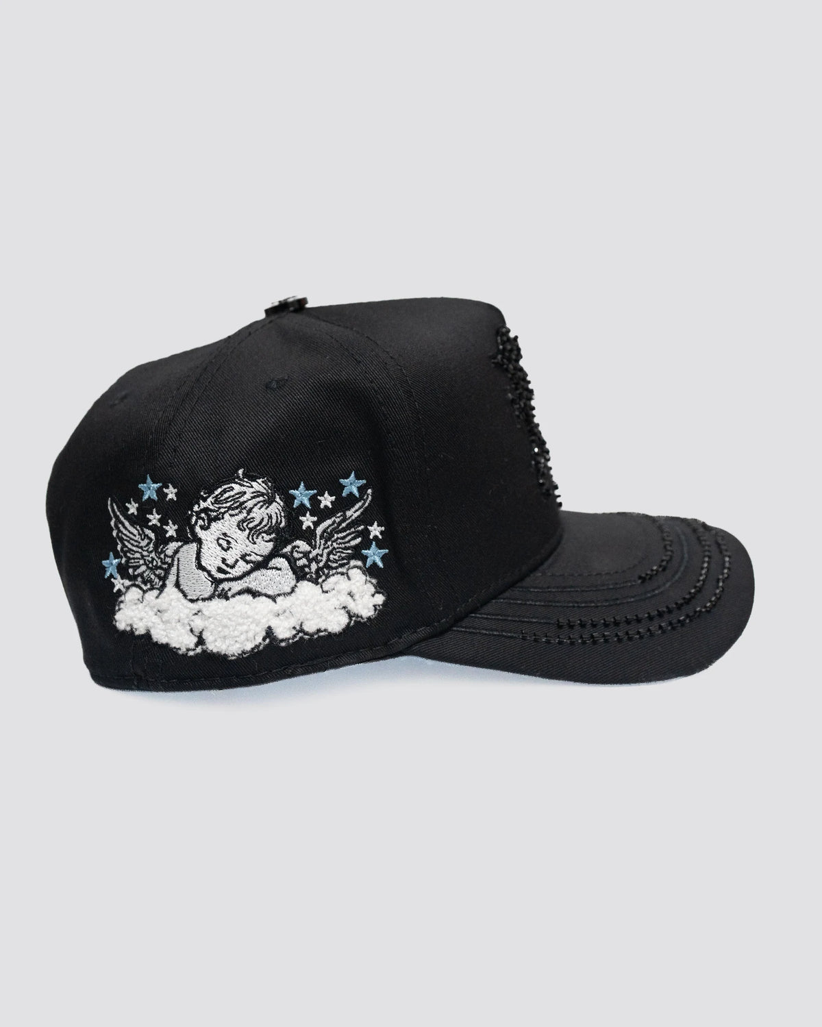 GORRA CASH ONLY QUERUBIN NUBES, lateral
