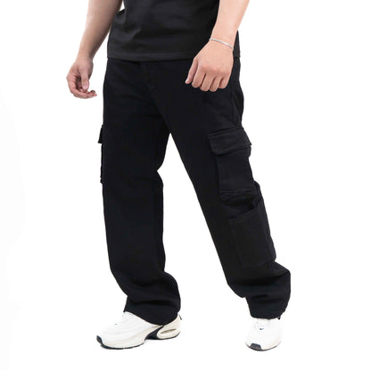 PANTALON  CARGO 4 BOLSILLOS   NEGRO