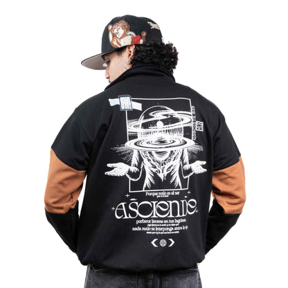 saco cremallera asciende