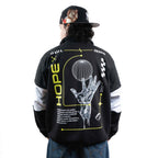 saco cremallera hope y2k