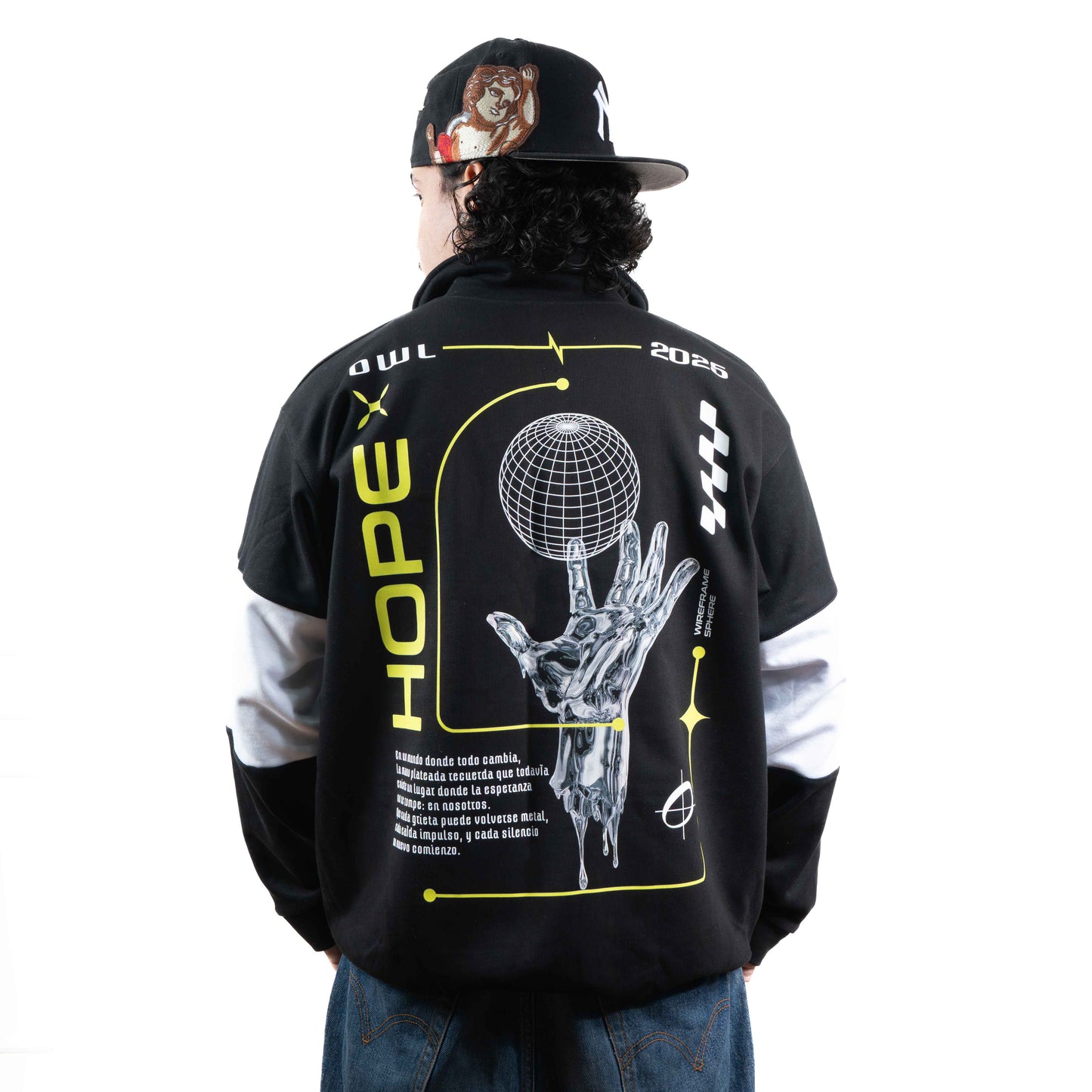 saco cremallera hope y2k