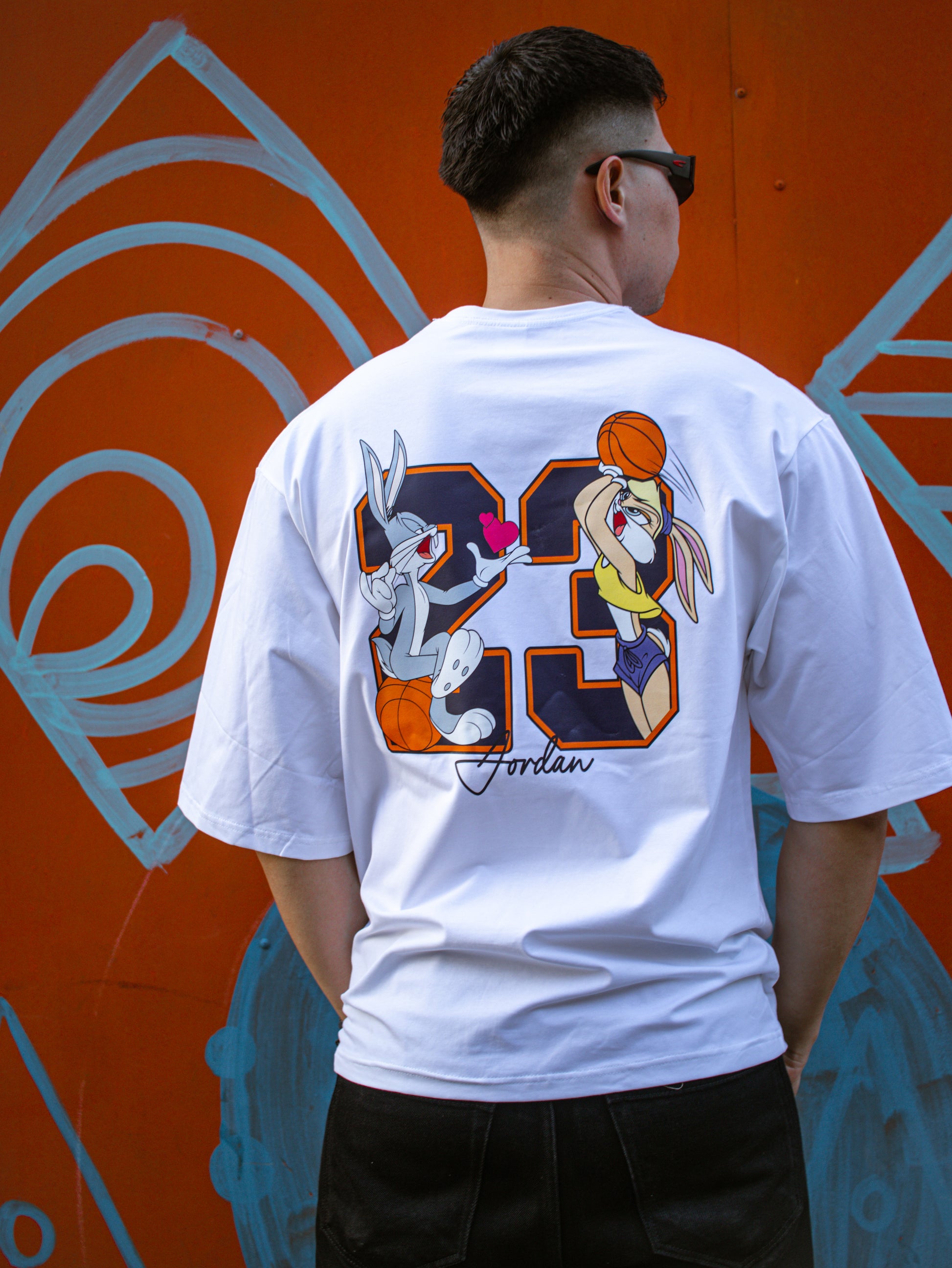 Camisetas Poleras De Looney Tunes Camiseta Bugs Bunny Y Lola