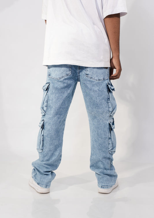 JEANS 4 BOLSILLOS AZUL CLARO