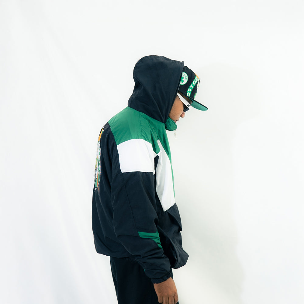 Chaquetas CELTICS  impermeable negra