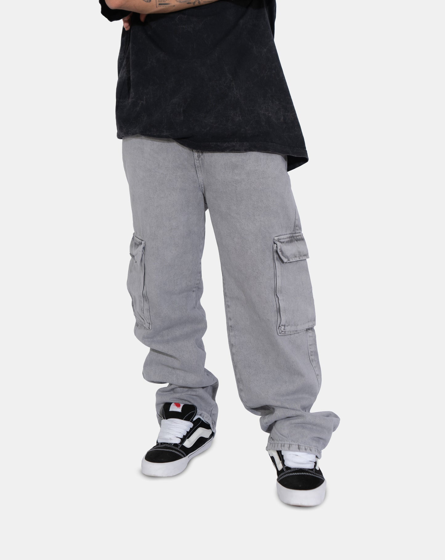 JEAN CARGO GRIS CLARO ZAIBER